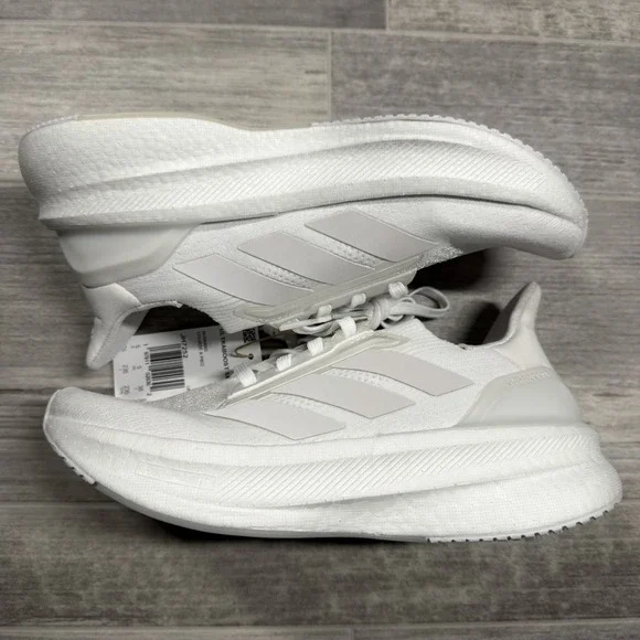 Adidas Ultraboost 5X Cloud White Core Black Shoes JH7252 Womens Size 6.5 Running - Picture 9 of 11